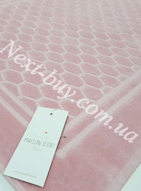 Коврик для пола натуральный Maison D`or Polyanna розовый 60х100
