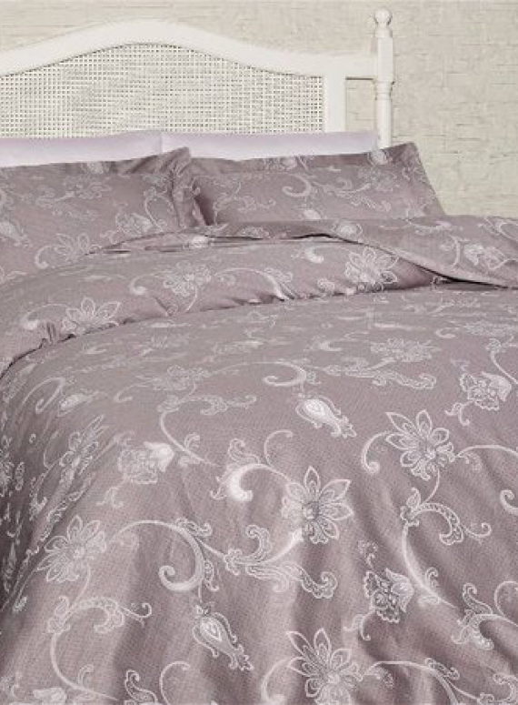 First choice Carmina Leylak(lilac) постельное белье сатин полуторное 160х220