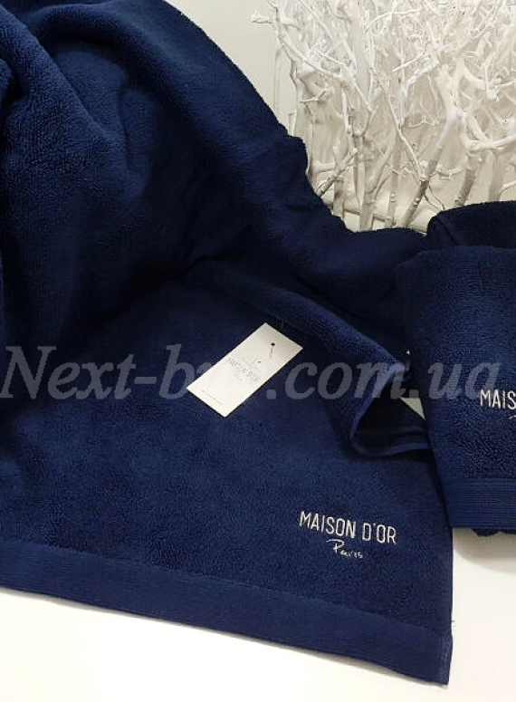 Maison D'or Advend банне махрове полотенце 85х150 см синій