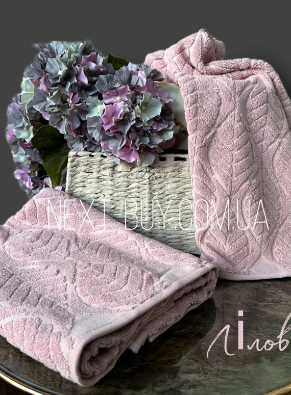 Махровий рушник для бані Cestepe Aksin lila 70х140 Туреччина