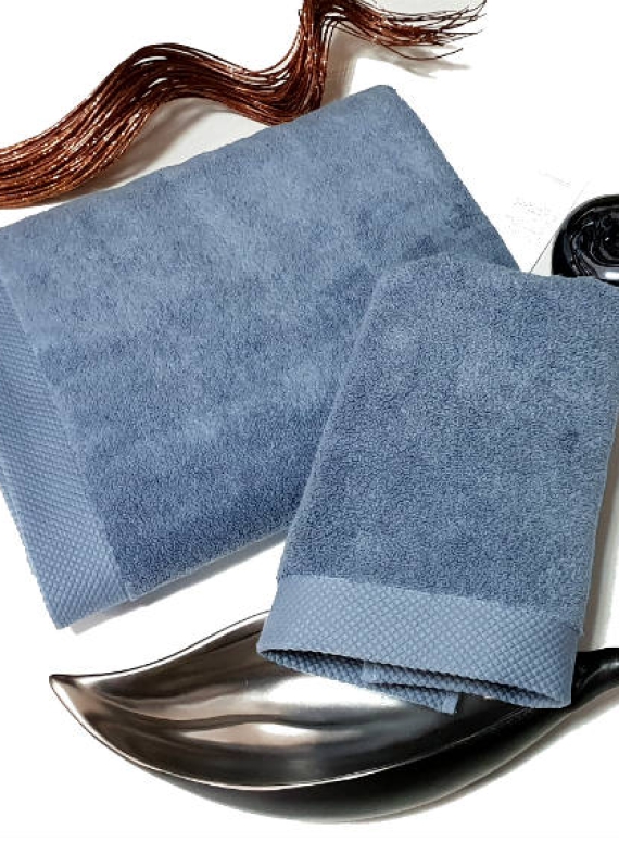 Maison D'or Artemis банний махровий рушник 85х150см blue