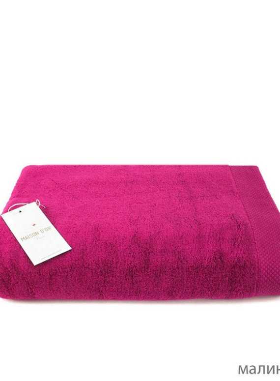 Махровий рушник Maison D'or Artemis 50х100 см малиновий