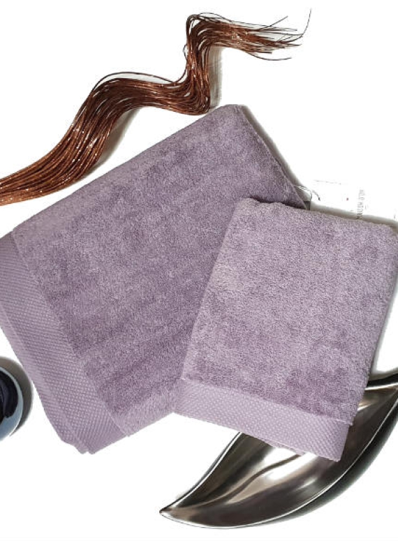 Махровий рушник Maison D'or Artemis 50х100 см лавандовий