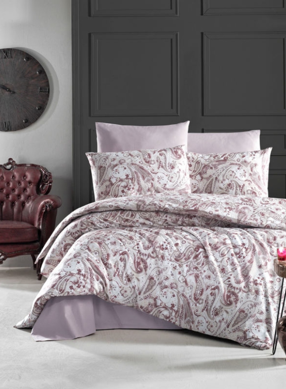 Постільна білизна BELEZZA PUDRA ранфорс полуторна 160х220