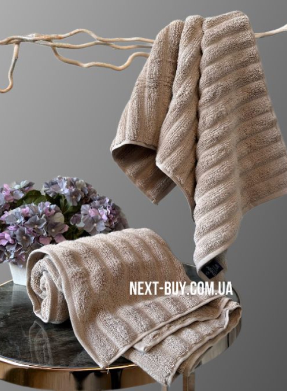 Махровое полотенце для лица Cestepe Ezgi 50х90 бежевое Турция