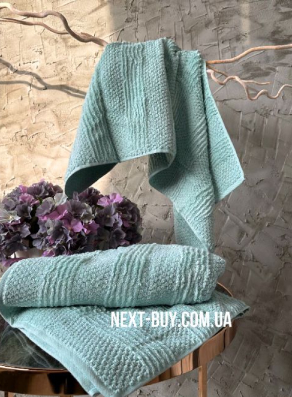 Махровое полотенце для бани Cestepe Nesha 70х140 мятное Турция