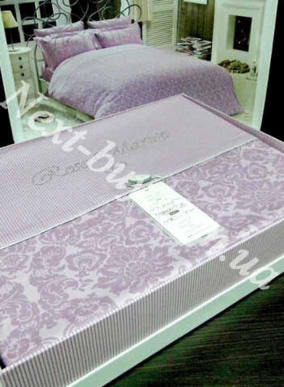 Постільна білизна Maison D'or Rose Marine Lilac 160x200см сатин із стразами