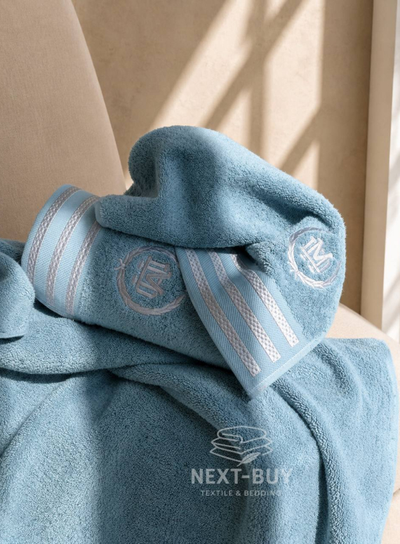 Maison D'or Delon Blue-GreyCotton чоловічий набір махрових рушників блакитний