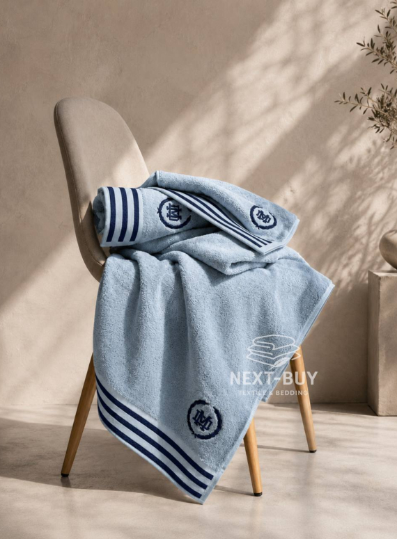 Maison D'or Delon Cotton blue-navy набір рушників для чоловіків