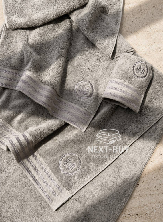 Maison D'or Delon Grey Cotton набір рушників для чоловіків сірий
