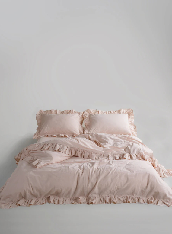 Ексклюзивна постільна білизна Limasso Exclusive Pristine 200x220 з вареної бавовни