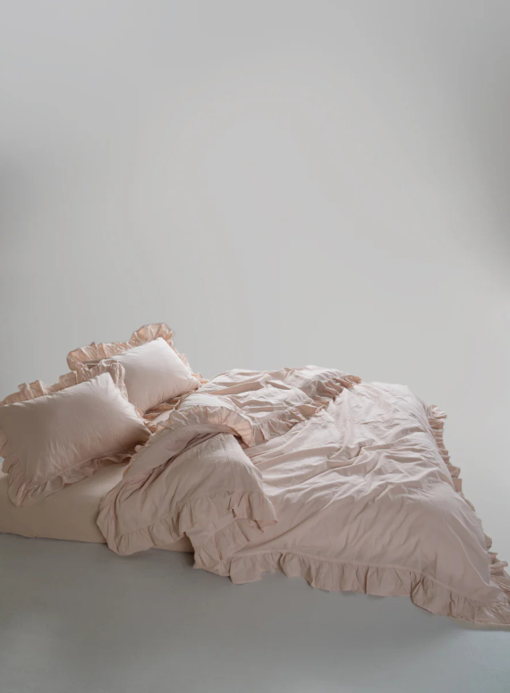 Ексклюзивна постільна білизна Limasso Exclusive Pristine 200x220 з вареної бавовни