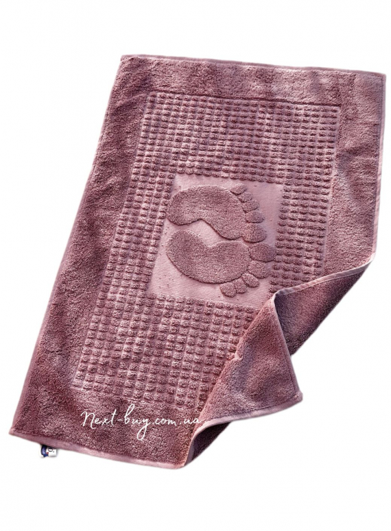 Натуральный коврик-полотенце для ног Febo Ayak paspas rose 50х70