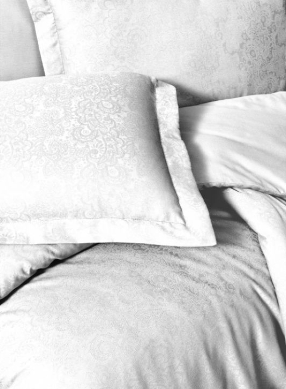 First Choice Sare White постельное белье сатин-жаккард евро 200х220