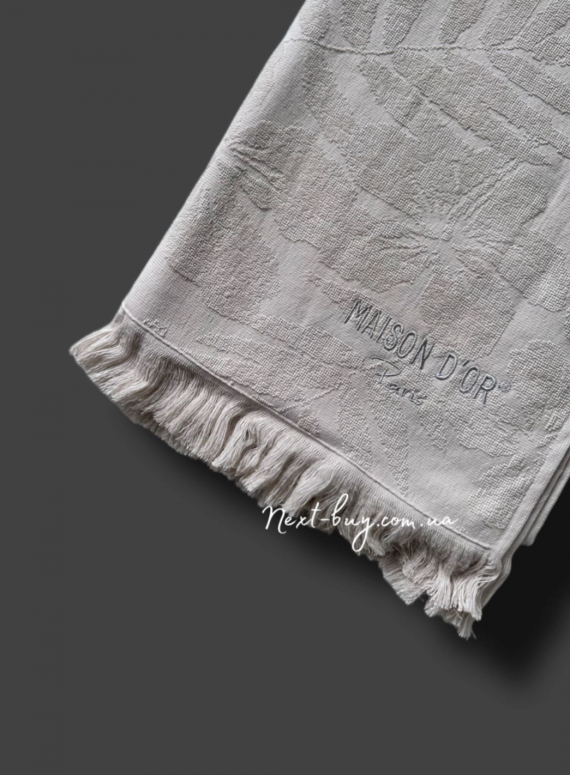 Maison D'or Hawaii хлопковое полотенце для бани, сауны 85х150см stone