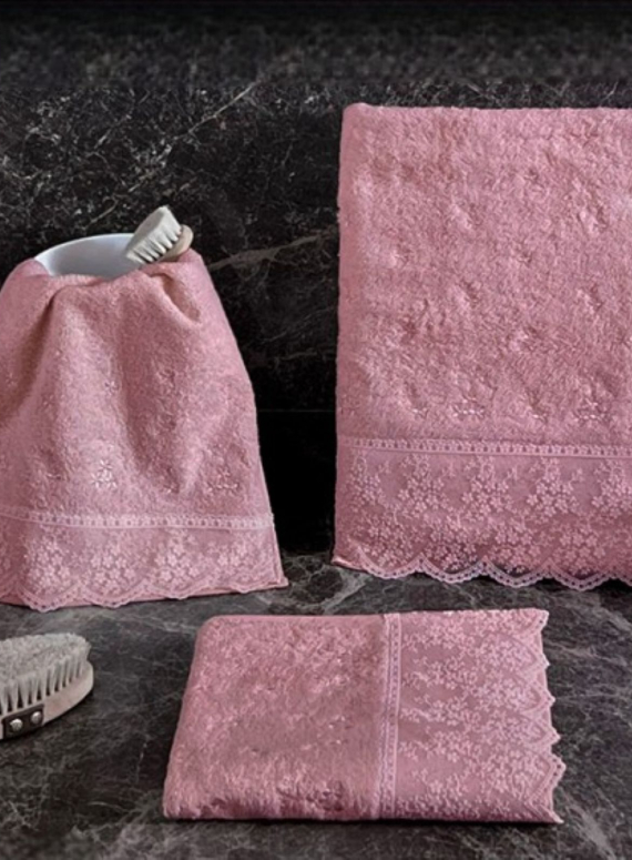 Набір бамбукових рушників Maison D'or Indila Simone rose