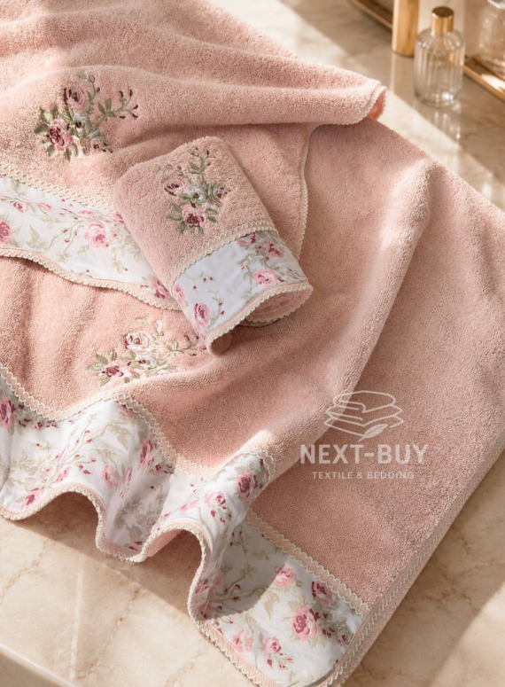 Набір махрових рушників Maison D'or Lady Roses Rose 3шт. рожевий