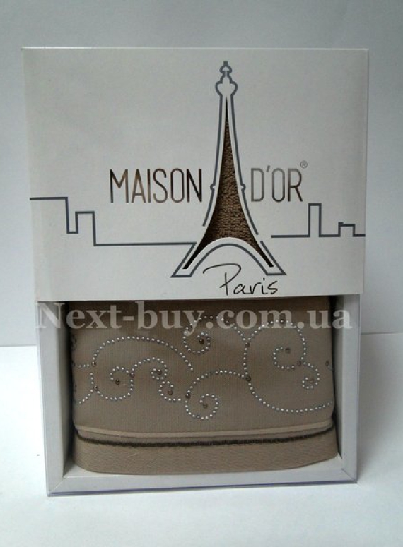 Махровий рушник Maison D'or Dalyy 50х100см в коробці коричневий