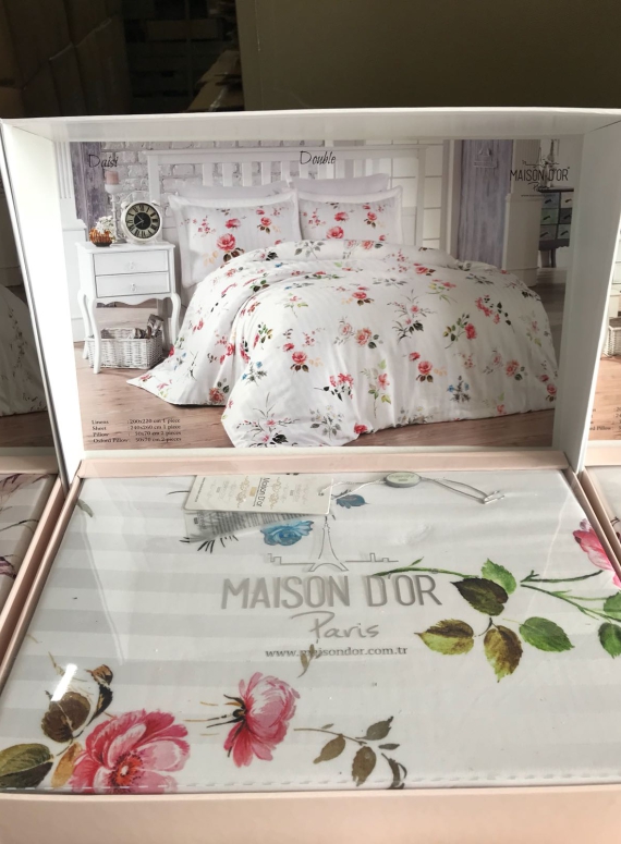 Maison Dor Daisi постільна білизна 200x220см сатин жаккард