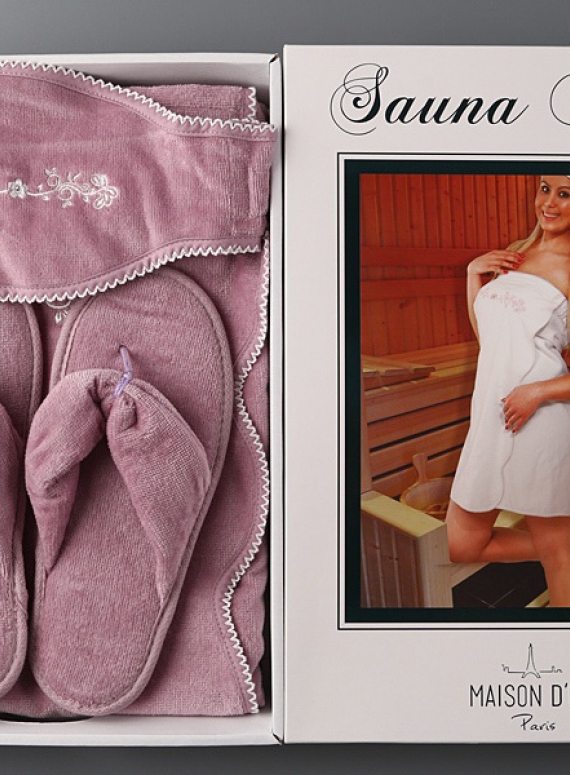 Maison D`or Belle Sauna набор для сауны женский фиолетовый