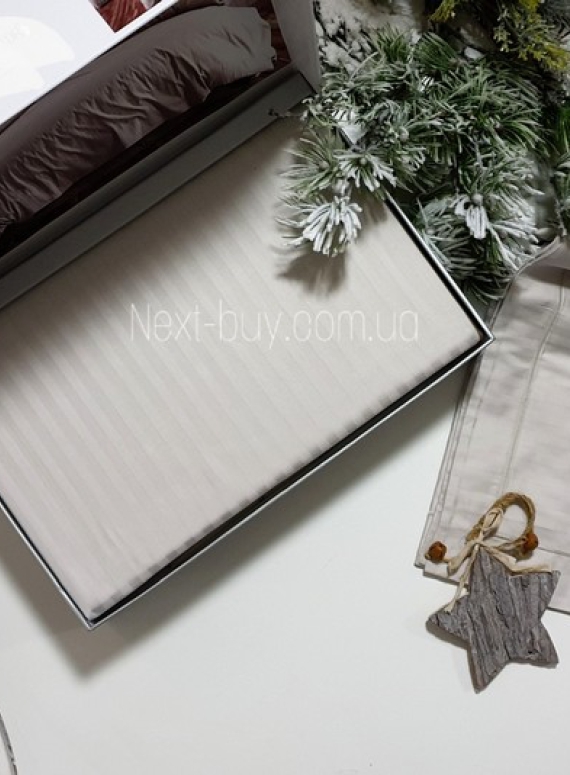 Maison D'or New Rails Double Gray постельное белье 200x220см сатин жаккард серый