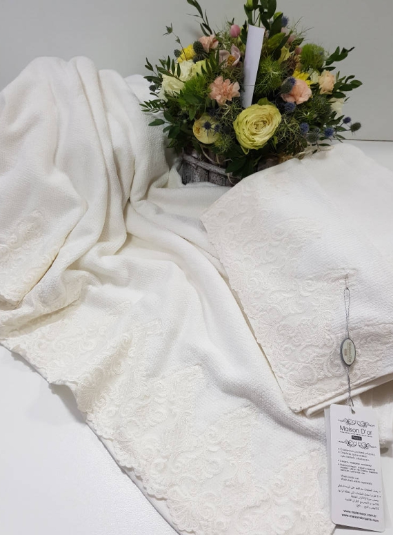 Maison D'or New Trendy Jasmin Cotton набір рушників бавовна крем