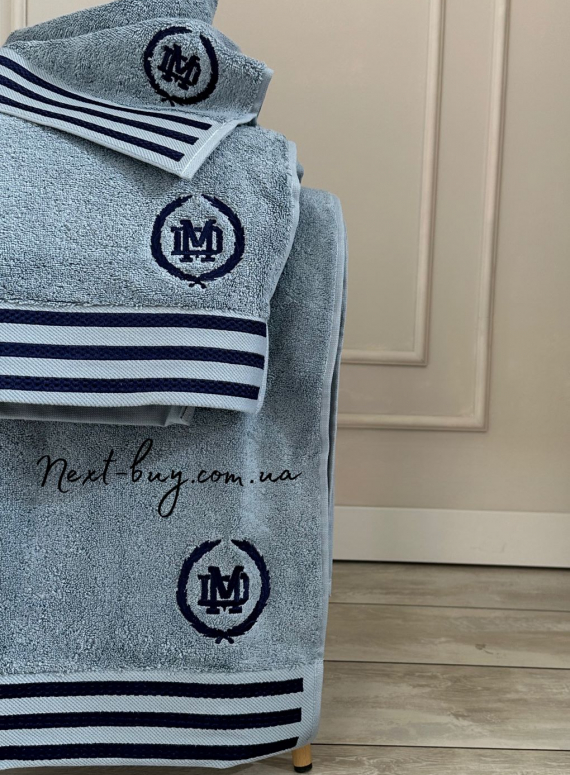 Maison D'or Delon Cotton blue-navy набір рушників для чоловіків