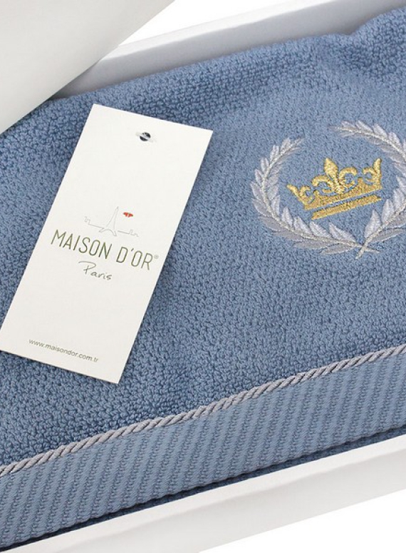 Maison D'or Pierre Loti набір махрових рушників 4 шт 30х50 блакитний
