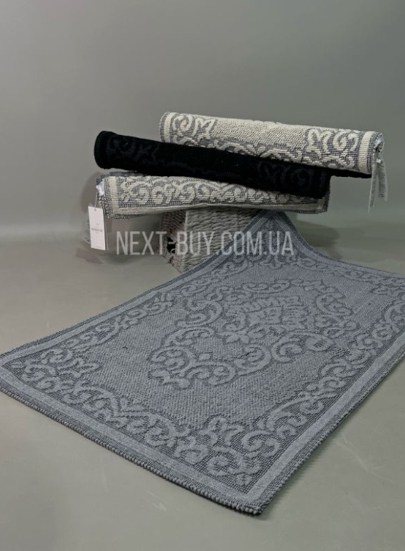 Maison D'or Натуральний килимок для підлоги Vintage сірий 60х100см