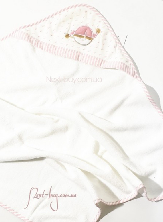 Maison Dor Love Baby pink банне полотеце конверт для новонароджених рожевий