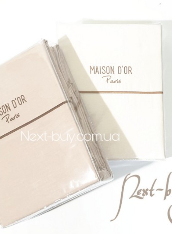 Maison Dor Spring Embroidery duvet cover set krem однотонна постільна білизна 200х220