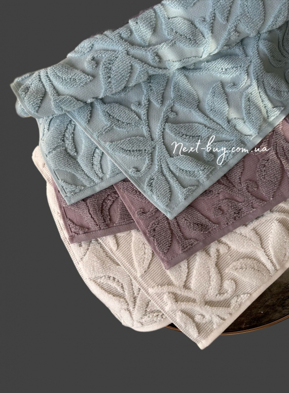 Махровое полотенце для лица Cestepe Mihribar lilac 50х90 Турция