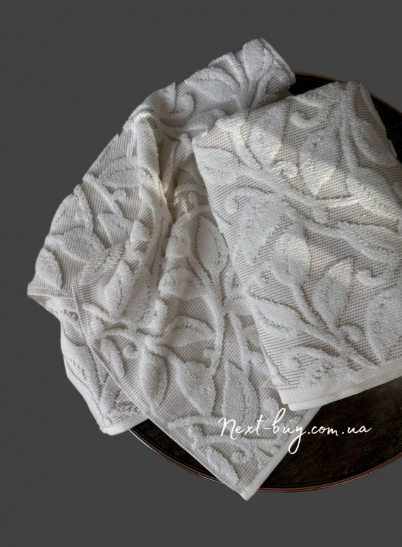Махровое полотенце для лица Cestepe Mihribar white 50х90 Турция