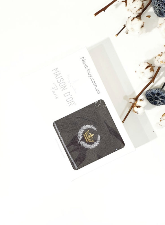 Maison D'or Pierre Loti набір махрових рушників 4 шт 30х50 антрацит із золотою вишивкою