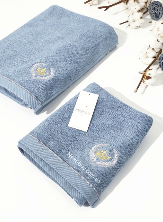 Maison D'or Pierre Loti рушник для обличчя махра блакитний