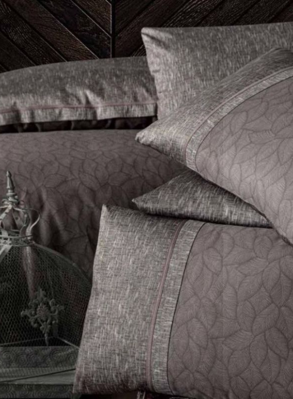 Постільна білизна Ruslan Iron La Romano premium сатин евро 200х220