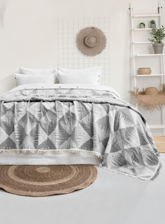 Муслінове покривало Saheser Model dolce Gri євро Туреччина