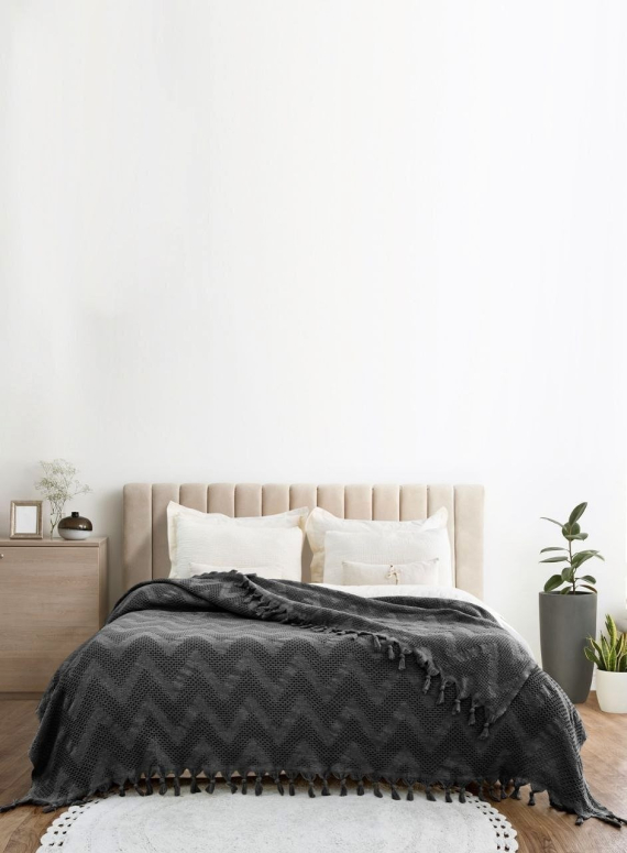 Натуральное, легкое пике Saheser Naomi Antrasit евро Турция