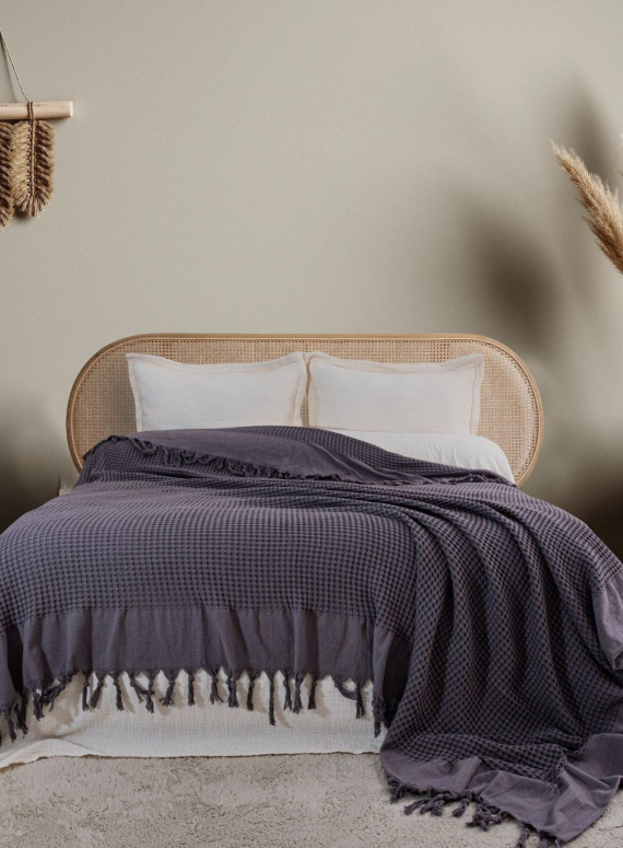 Натуральне, легке піке Saheser Torino Antrasit євро Туреччина