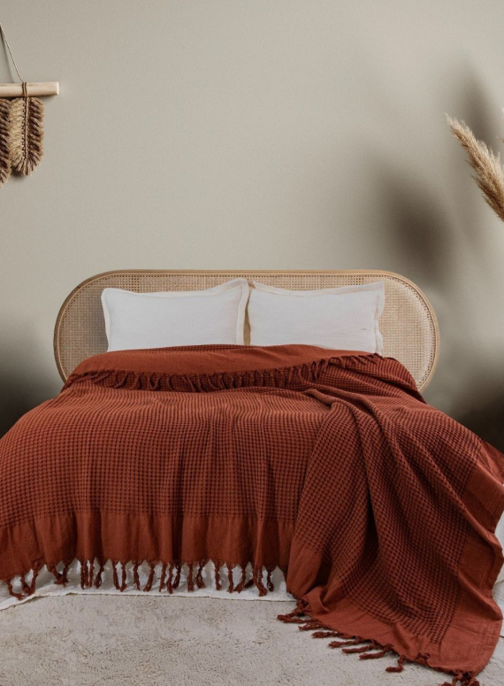 Натуральное, легкое пике Saheser Torino Kiremit евро Турция