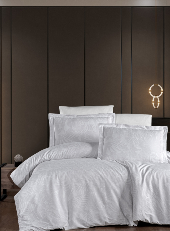 First Choice Lucas White постільна білизна сатин Сімейний 160х220(2шт)