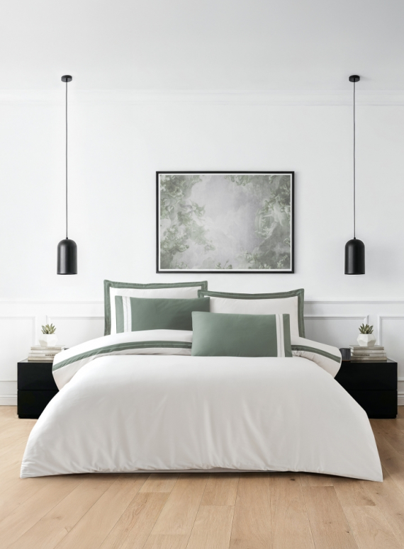 Постільна білизна Alara Cream La Romano premium сатин Євро 200×220