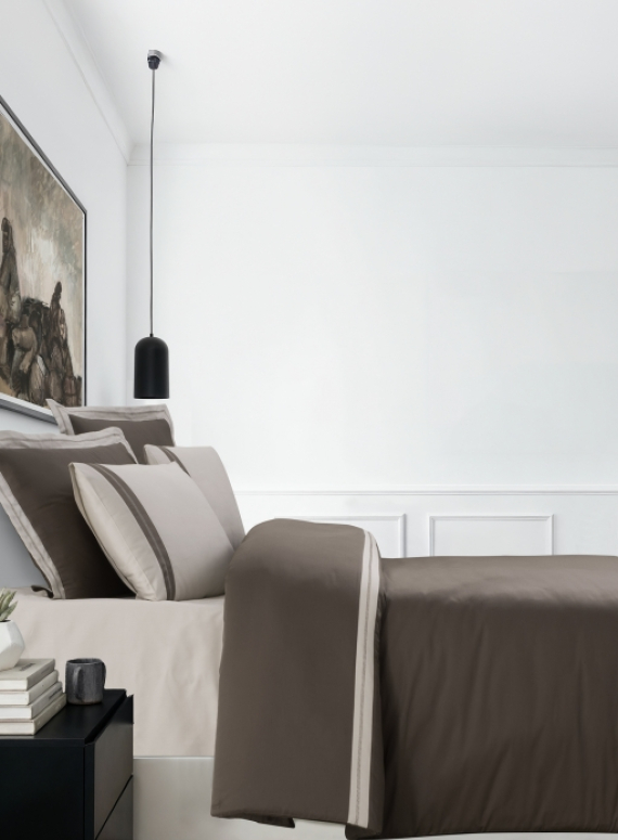 Постільна білизна Alara Iron La Romano premium сатин Євро 200×220