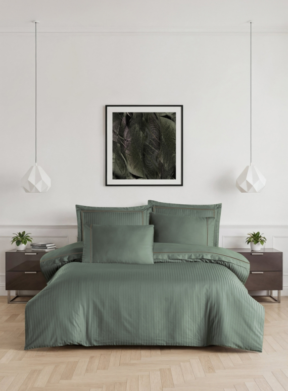 Постільна білизна Orcella Moonmist La Romano premium сатин Євро 200×220