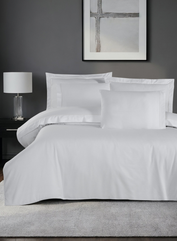 Постільна білизна Frezya White La Romano premium сатин Євро 200×220