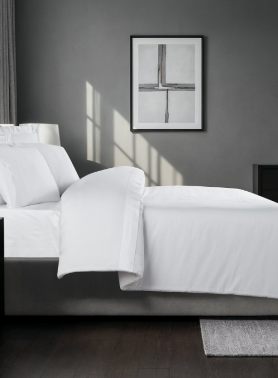 Постільна білизна Frezya White La Romano premium сатин Євро 200×220