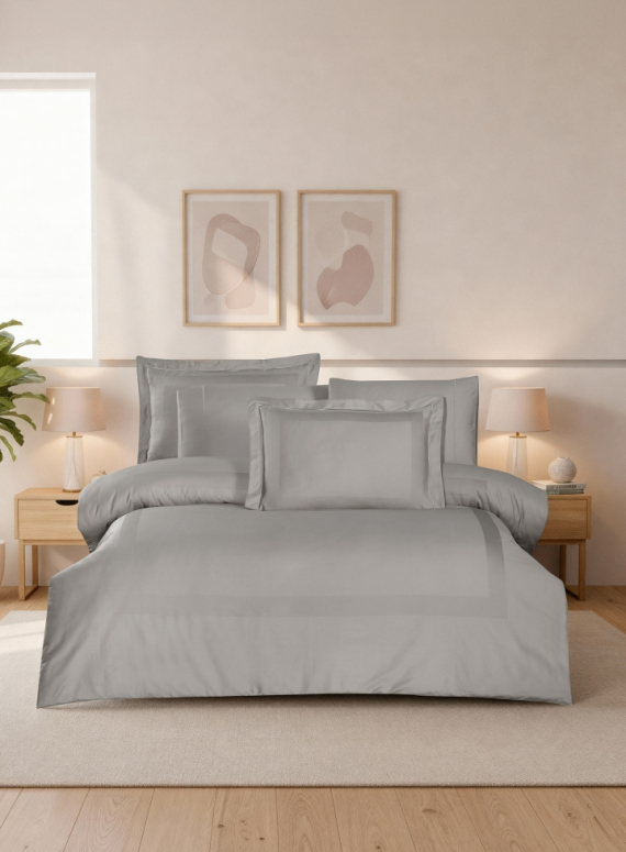 Постільна білизна Montova Ash La Romano premium сатин Євро 200×220