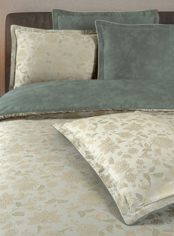 Постільна білизна Edesa Beige La Romano premium сатин Євро 200×220
