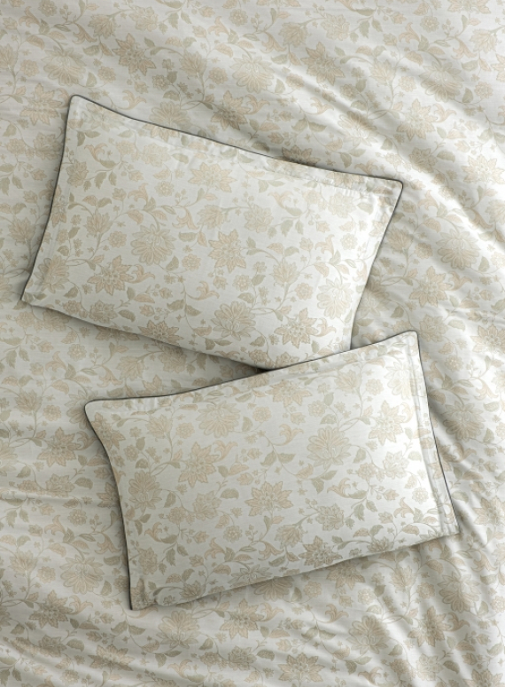 Постільна білизна Edesa Beige La Romano premium сатин Євро 200×220