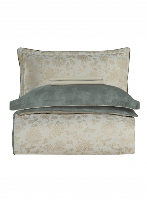 Постільна білизна Edesa Beige La Romano premium сатин Євро 200×220